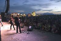The field from the stage