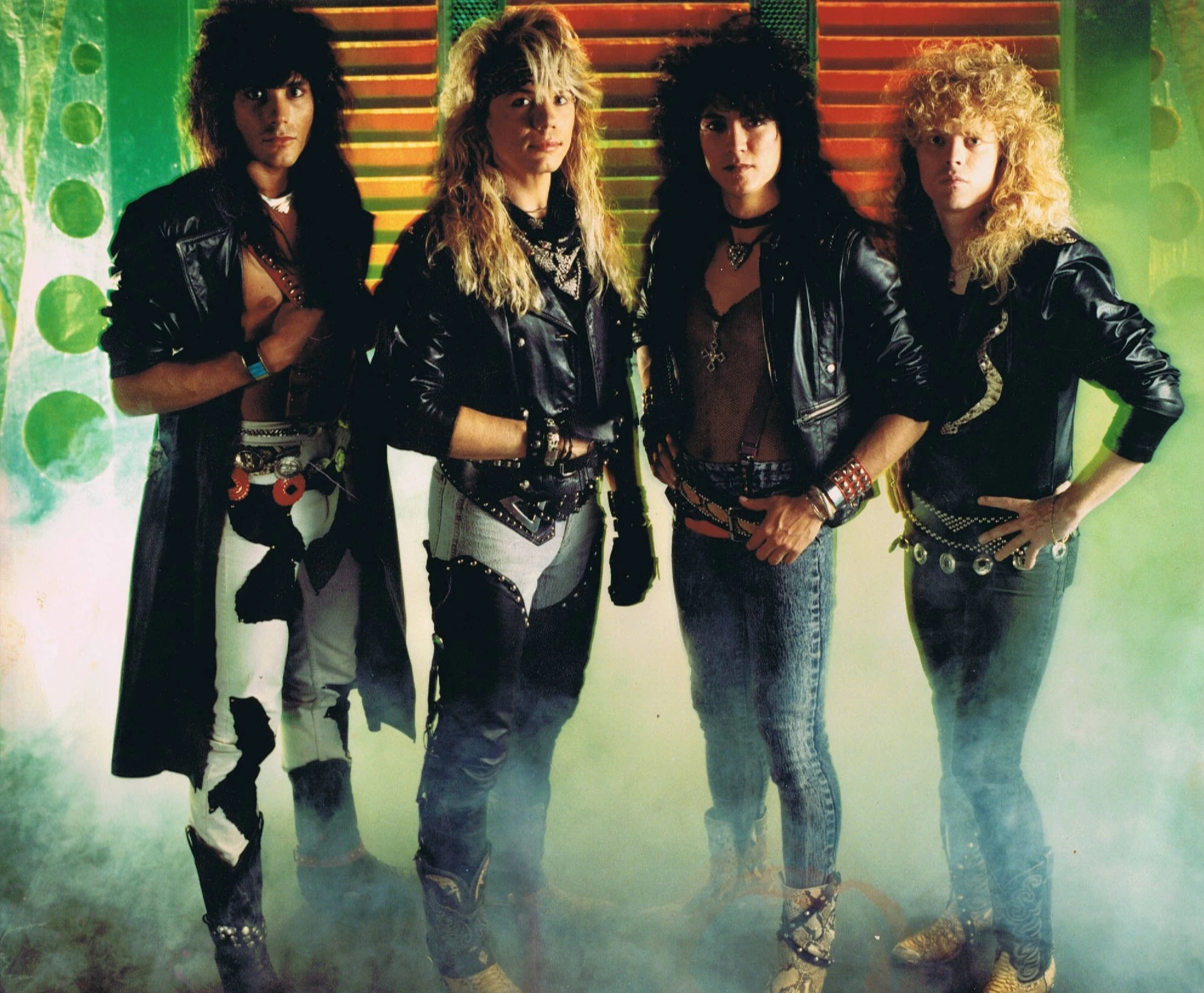 The early Banshee lineup in a color promo photograph
