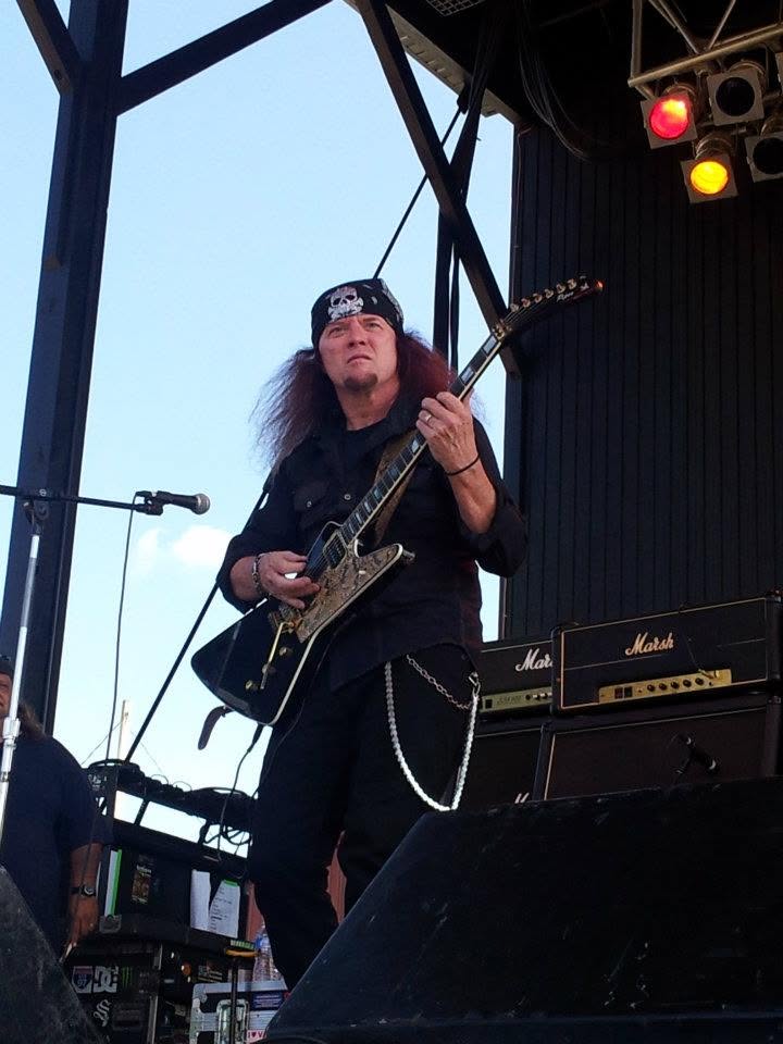 Guitar at stage left