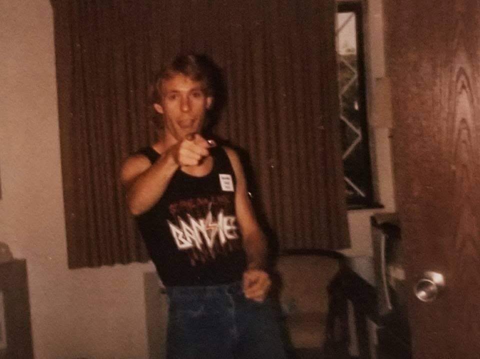 Wearing the band name