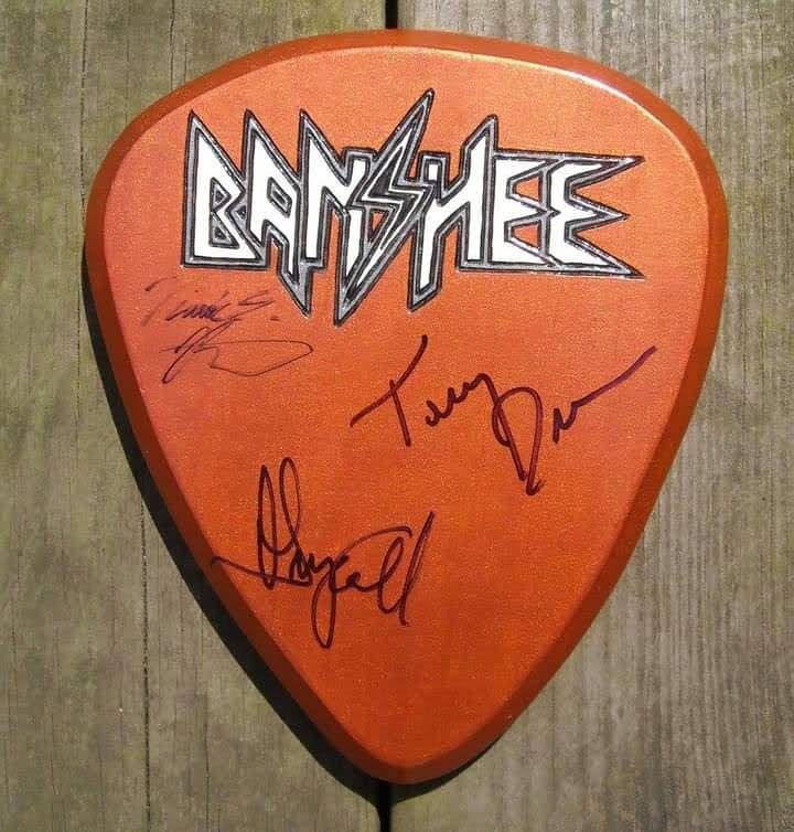 Signed in orange