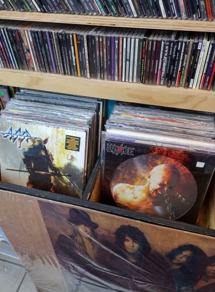In the record racks