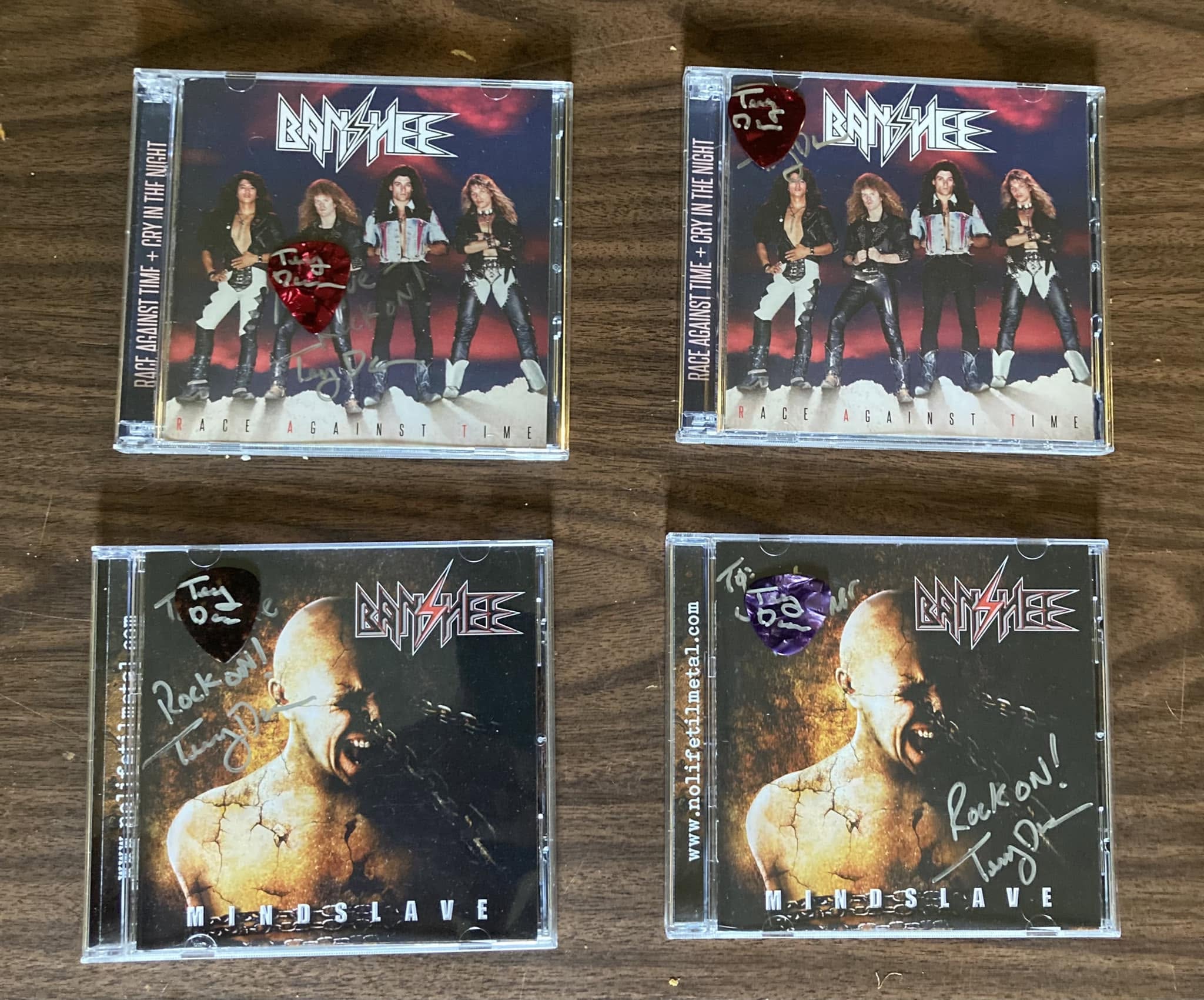 Signed CDs in the collection