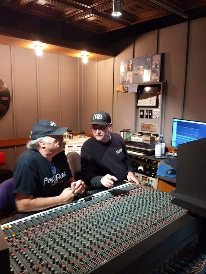 At the mixing console