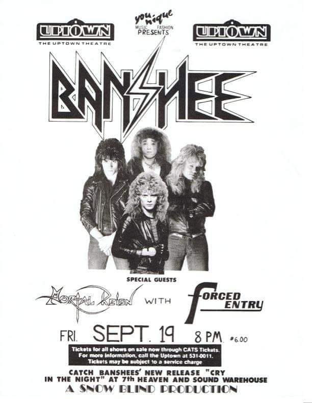 An Uptown show flyer