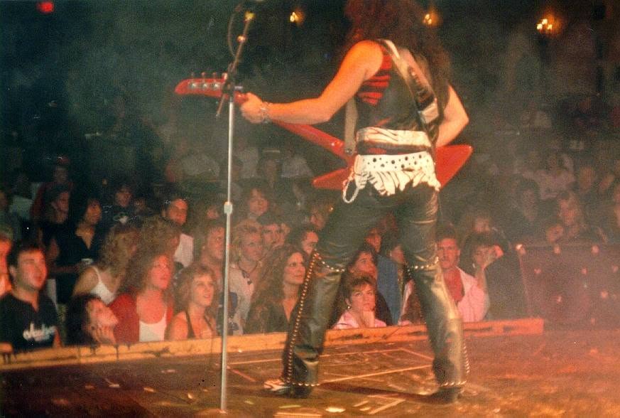 Facing the front row
