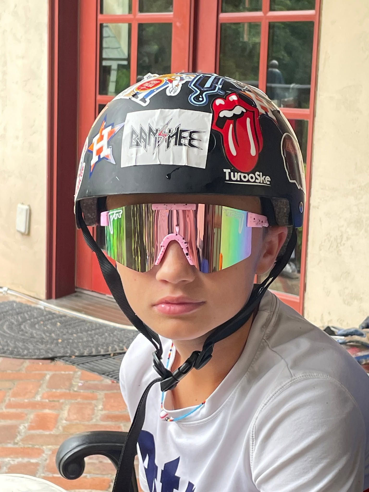 Banshee on the helmet