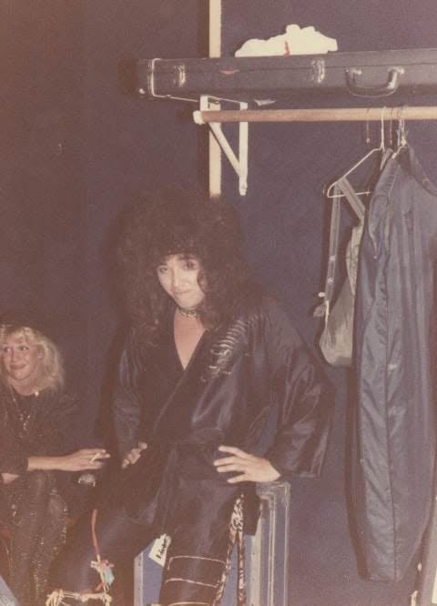 A dressing-room candid